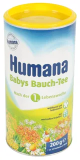 Чай Humana трав'яний дитячий для шлунка розчинний з 2 тижнів 200 г туба — фото 6