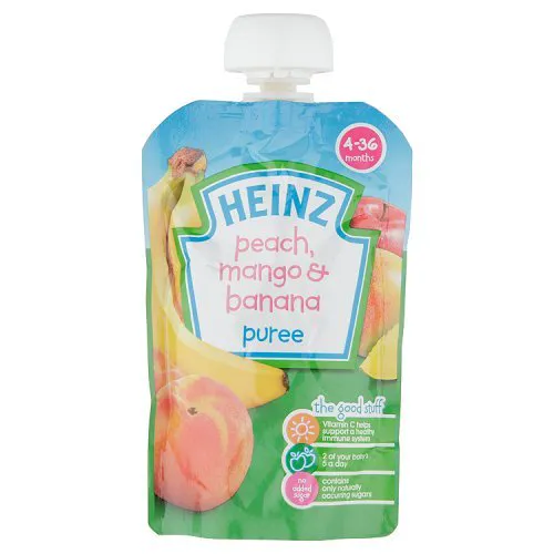 Heinz Smooth персик, манго і банан 4-36 міс.