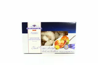 Black Tiger Shrimps TM Skandinavika in Shell without Head 300g — photo 3