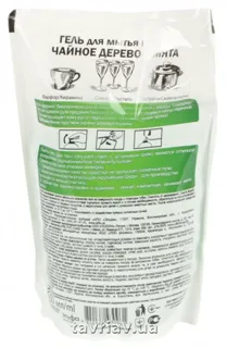 Bio Formula Tea Tree and Mint Dishwashing Gel Doy-Pack 500ml — photo 3