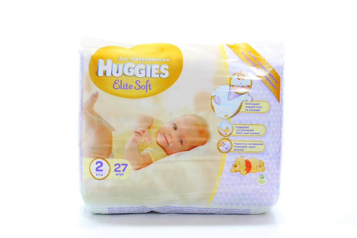 Підгузки Khahhys Elite Soft 2 4-7 кг, 27 шт