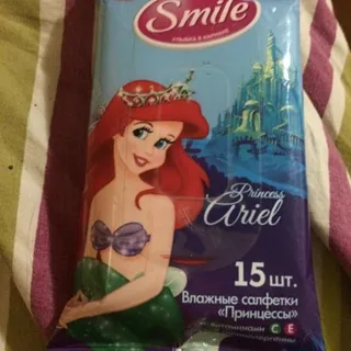 Smile Disney Princess Wet Wipes 15pcs — photo 6