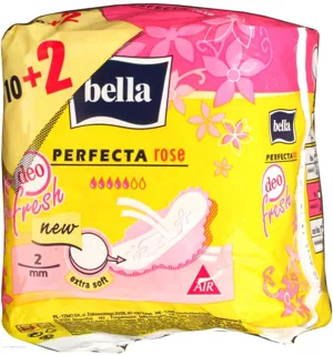 Bella Perfecta Rose Deo Fresh Softiplait Sanitary Pads 10pcs — photo 3