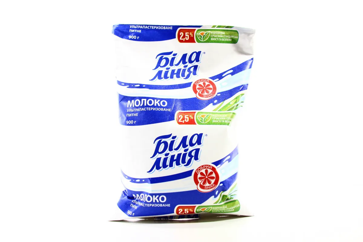 Bila Liniia Ultra 2.5% Milk Tetra Fin 900g