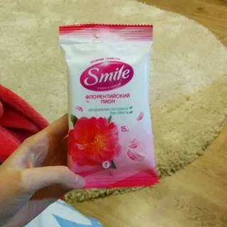 Smile Daily Wet Wipes Bourbon Rose 15pcs — photo 2