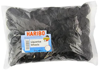 Haribo Licorice Wheels Bulk Bag 3 kg — photo 4