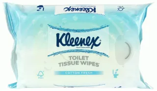 Kleenex Cottonelle Clean Care Wet Toilet Paper White 42pcs — photo 7