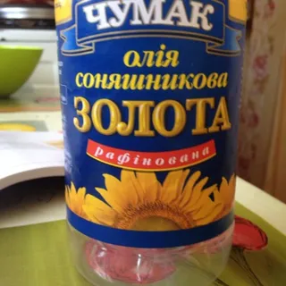 Chumak Refined Sunflower Oil Plastic Bottle 1L — photo 2