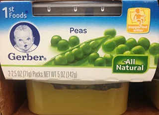 Gerber Stage 1 Natural Peas 5 oz. (Pack of 5) — photo 2