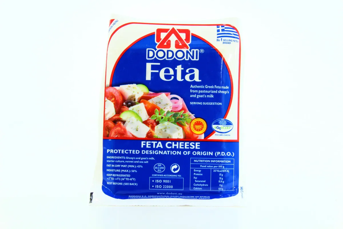 Dodoni Feta Soft Brined Cheese 43% 200g