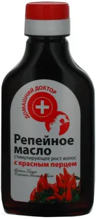 Domashniy Doktor Burdock Hair Oil with Red Pepper Growth Stimulating 100ml — photo 2