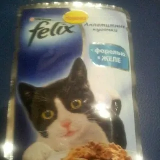 Felix Appetizing Pieces with Trout in Jelly 85 g — photo 2