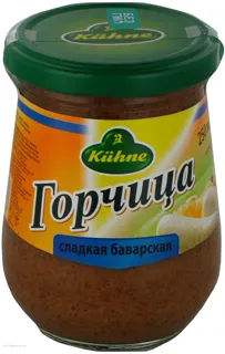 Kühne Sweet Bavarian Mustard 250ml — photo 2
