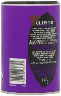 Clipper Fairtrade Drinking Chocolate 250g (pack of 6) — photo 5