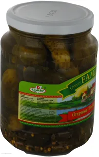 Univer Family Berlin Style Pickled Cucumbers 5-8 cm 720g — photo 2