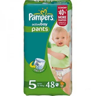 Pampers Active Boy Diaper Pants 5 Junior (11-18kg) Jumbo Pack 48 pcs — photo 5
