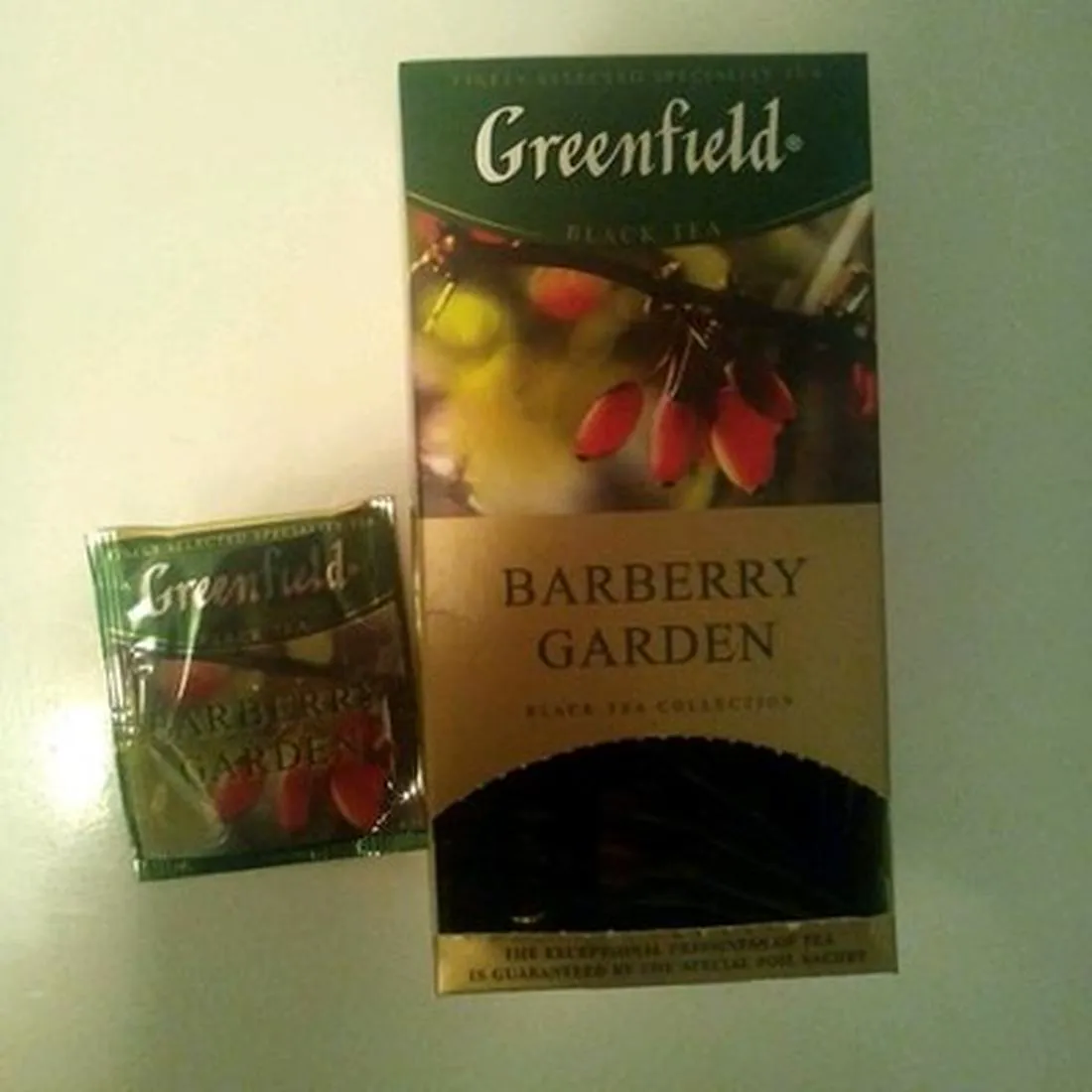 Чай Greenfield чорний Barberry Garden 25 пакетиків