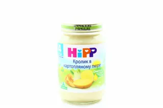 Hipp Rabbit Puree with Potato and Fennel for Children from 4 Months Glass Jar 190g — photo 4
