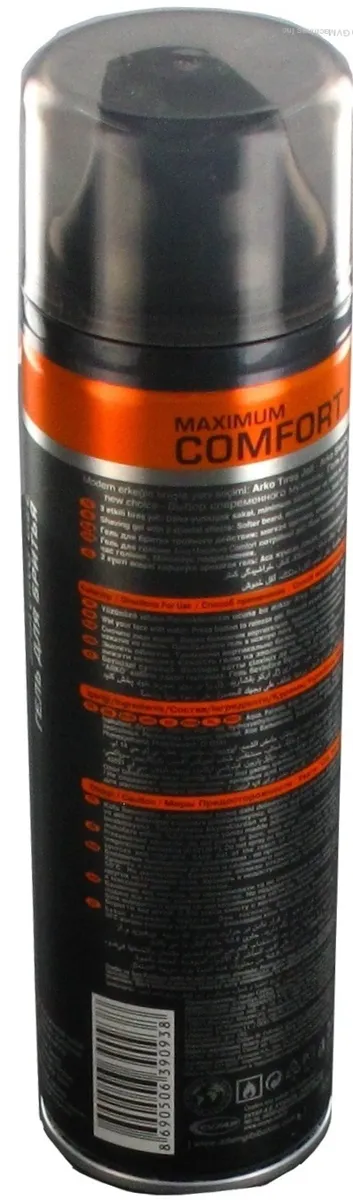 Arko Max Comfort Shaving Gel 200ml