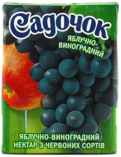 Sadochok Apple Red Grape Nectar Tetra Pak 200ml — photo 3