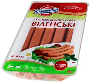 MK Yuvileiny Vienna Sausages premium gas-packed 475g — photo 2