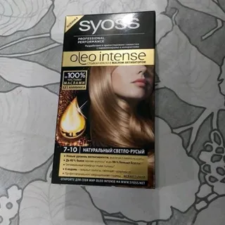 Syoss Oleo Intense Hair Dye Natural Light Blonde Tone 7-10 Pack — photo 4