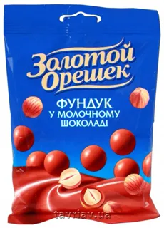 Zolotyi Horishok Hazelnut in Milk Chocolate 100g — photo 3