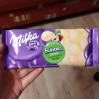 Milka Bubbles White Chocolate with Nuts 83g — photo 6