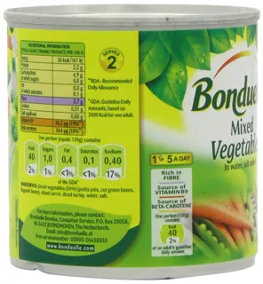 Bonduelle Macedonian Vegetable Mix 425ml — photo 11