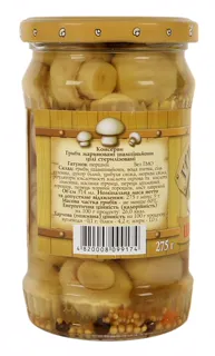 Marinated Mushrooms 275g glass jar — photo 3