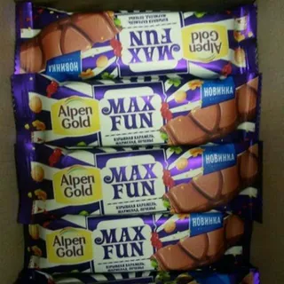 Alpen Gold Chocolate Explosive Caramel, Jelly, Cookies 38g — photo 3