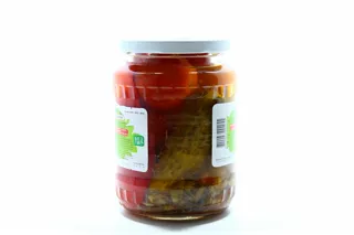 Toma Assorted Tomatoes Cucumbers Sweet Pepper No.6 Glass Jar 660g — photo 4