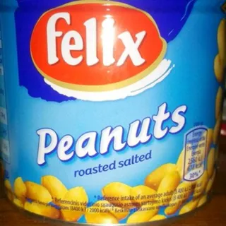 Felix Roasted Salted Peanuts Tin 120g — photo 7