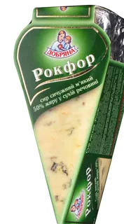 Dobriana Roquefort Soft Blue Cheese 50% 100g — photo 2