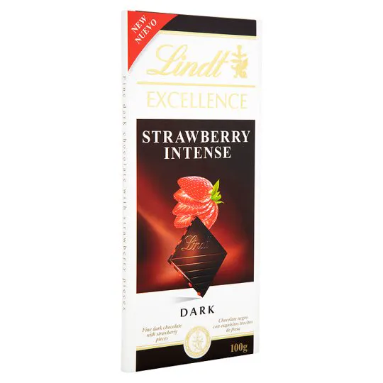 Lindt Excellence Swiss Chocolate Strawberry