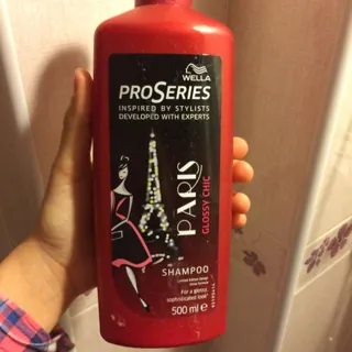 Wella Pro Series Paris Glossy Chic Shampoo 500ml — photo 3