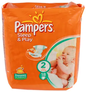Pampers Sleep & Play Mini 2 Diapers for Children 3-6kg 18pcs — photo 3