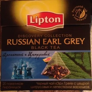 Lipton Russian Earl Grey Tea 20 pcs — photo 4