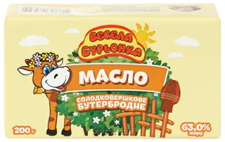Vesela Buronka Sandwich Butter Sweet Cream 63% 200g — photo 6