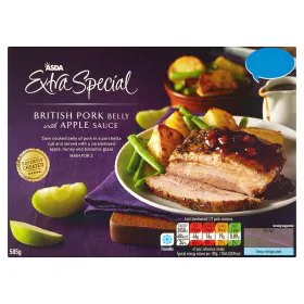 Asda Extra Special Британський свинячий пресований живіт з яблучним соусом
