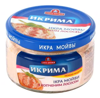 Santa Bremor Ikrima Capelin Roe with Smoked Salmon Glass Jar 165g — photo 6