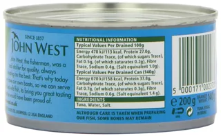 John West Tuna Steak in Brine 200g (pack of 12) — photo 11