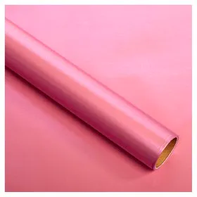 ASDA Pink Metallic Regular Rollwrap