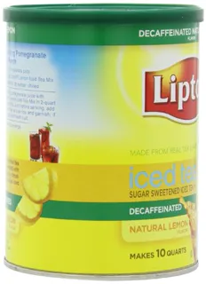 Lipton Iced Tea Mix, Decaf Lemon Sweetened 10 Qt — photo 8