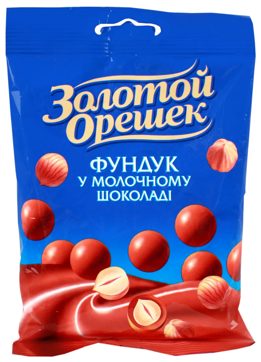 Zolotyi Horishok Hazelnut in Milk Chocolate 100g