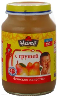 Пюре HAMÉ S.r.o. груша для дітей з 5 місяців 190 г — фото 7