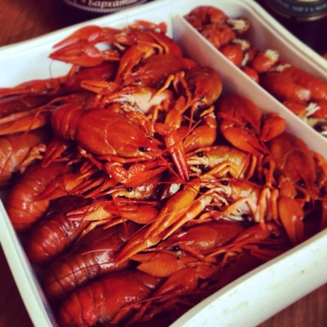 Aquatic Cooked Frozen Crayfish and Crayfish Necks in Dill Sauce from Lake Sevan 750g Crayfish 250g Crayfish Necks 800g Sauce