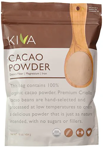 Kiva Health Food органічний какао порошок несолодкий