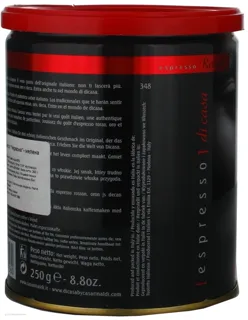 Casa Rinaldi Espresso Rosso Red Roasted Ground Coffee 250g — photo 2