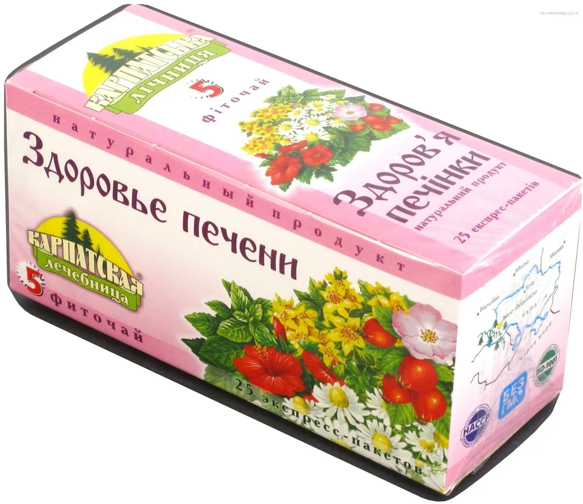 Фіточай Карпатська лічниця №25 здоров'я печінки №5 25пак